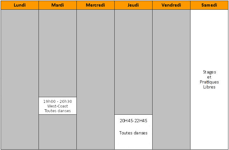planning cours